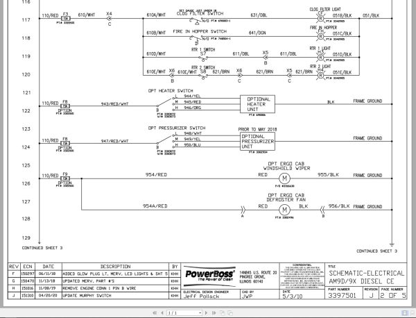 PowerBoss Sweeper AM9D AM9X Diesel CE Electrical Schematic 3397501 2020 Powerboss Sweeper Am9D Am9X Diesel Ce Electrical Schematic 3397501 2020 (2)