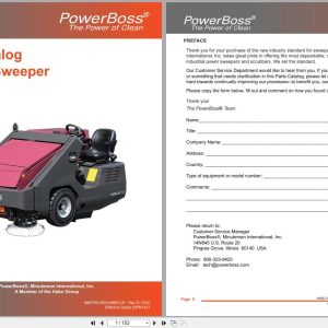 PowerBoss Sweeper AM9D III AM9D LH Parts Catalog Wiring Diagram 988750LHZH 2020 (1)