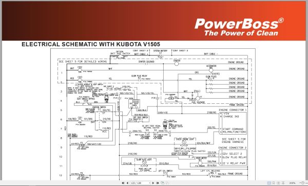 Powerboss Sweeper Am9D Iii Am9D Lh Parts Catalog Wiring Diagram 988750Lhzh 2023 (4)