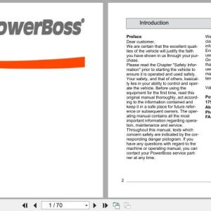 PowerBoss Sweeper Admiral 28 30 Operating Manual 8 10 2952 2824 03 2016 (1)