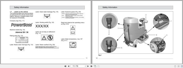 Powerboss Sweeper Admiral 28 30 Operating Manual 8 10 2952 2824 03 2016 (2)