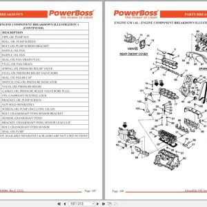 Powerboss Sweeper Armadillo 10X Series Parts Catalog Wiring Diagram 4100046 2012 (2)