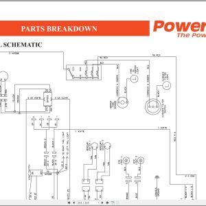 Powerboss Sweeper Armadillo 10X Series Parts Catalog Wiring Diagram 4100046 2012 (4)
