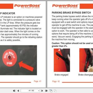 Powerboss Sweeper Armadillo 10Xt3Dsl 10Xt3Gas 10Xt3Lp User Manual 4100046Um 2017 (2)