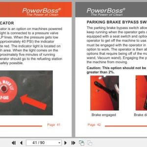 Powerboss Sweeper Armadillo 10Xt3Dsl 10Xt3Gas 10Xt3Lp User Manual 4100046Um 2021 (2)