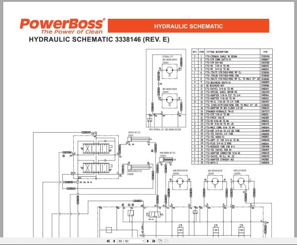 PowerBoss Sweeper Armadillo 6X AM7D-III Parts Catalog Wiring Diagram 4100043 2017 Powerboss Sweeper Armadillo 6X Am7D Iii Parts Catalog Wiring Diagram 4100043 2017 (3)