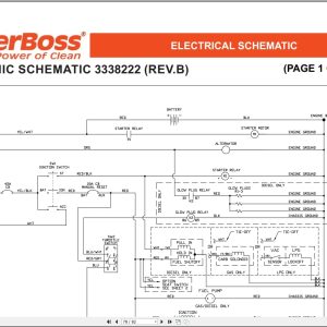 PowerBoss Sweeper Armadillo 6X AM7D-III Parts Catalog Wiring Diagram 4100043 2017 Powerboss Sweeper Armadillo 6X Am7D Iii Parts Catalog Wiring Diagram 4100043 2017 (4)