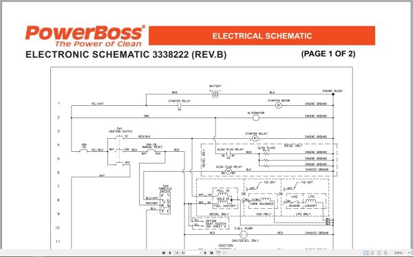 Powerboss Sweeper Armadillo 6X Am7D Iii Parts Catalog Wiring Diagram 4100043 2018 (3)