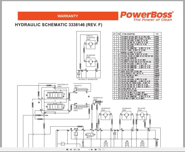 Powerboss Sweeper Armadillo 6X Am7D Iii Parts Catalog Wiring Diagram 4100043 2019 (3)