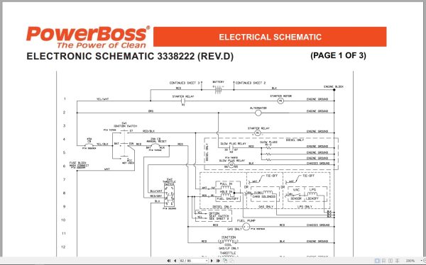 Powerboss Sweeper Armadillo 6X Am7D Iii Parts Catalog Wiring Diagram 4100043 2019 (4)