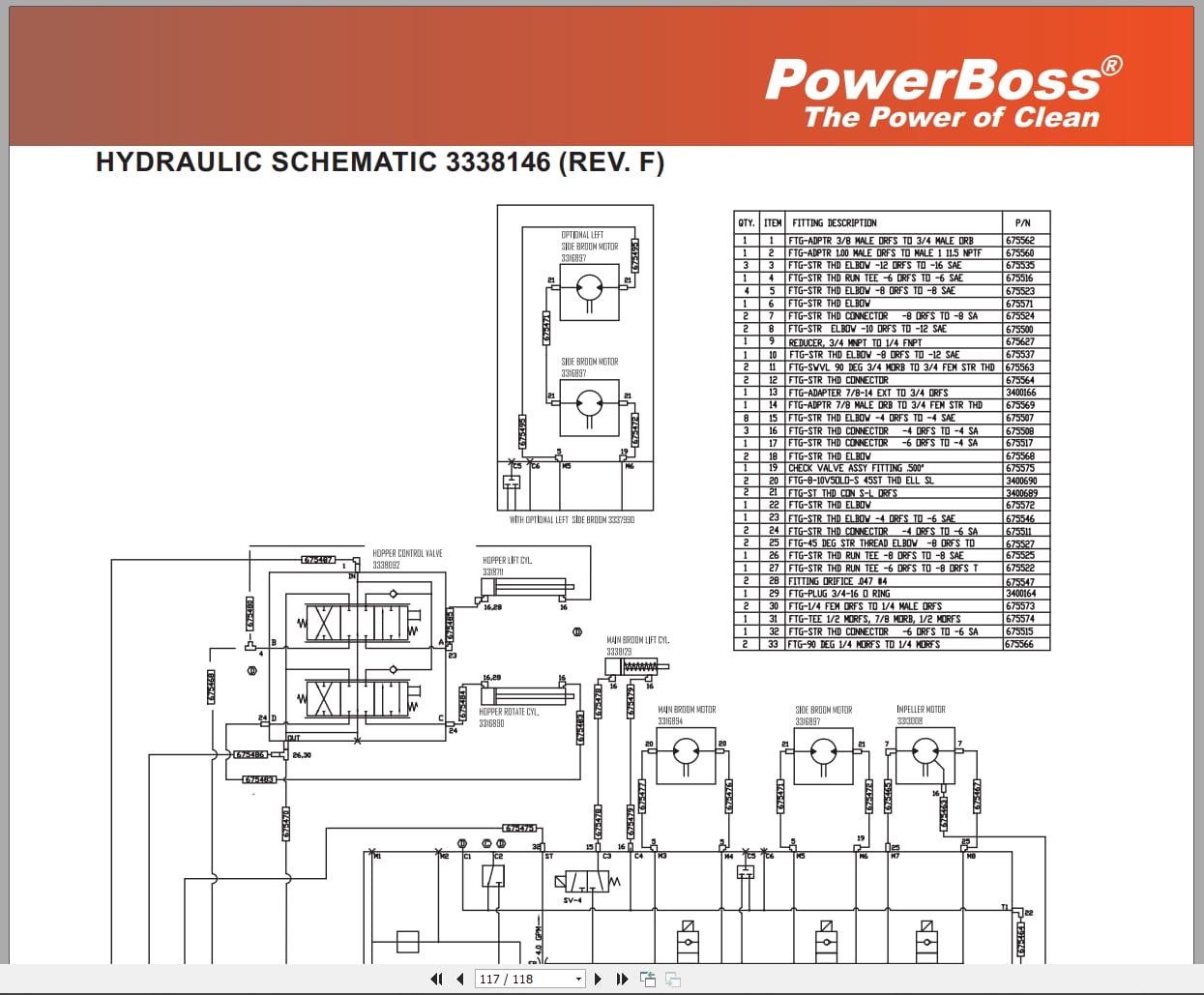 PowerBoss Sweeper Armadillo 6X AM7D III Parts Catalog Wiring Diagram 4100043 2020 (4)