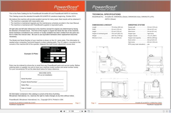 PowerBoss Sweeper Armadillo 6X AM7D-III Parts Catalog Wiring Diagram 4100043 2021 Powerboss Sweeper Armadillo 6X Am7D Iii Parts Catalog Wiring Diagram 4100043 2021 (5)