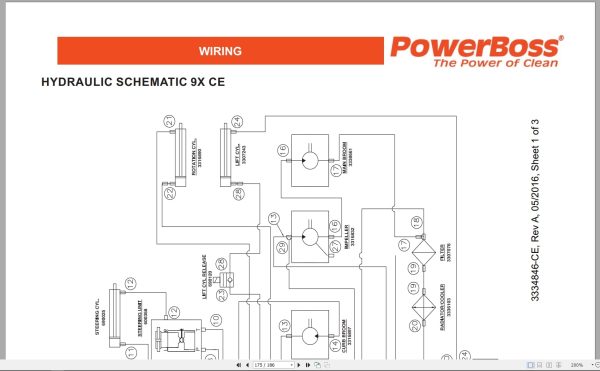 Powerboss Sweeper Armadillo 9X 9Xce Parts Catalog Wiring Diagram 4100000 2017 (3)