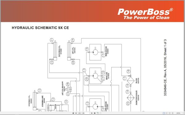 Powerboss Sweeper Armadillo 9X 9Xce Parts Catalog Wiring Diagram 4100000 2020 (3)