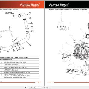 Powerboss Sweeper Armadillo 9X 9Xce Parts Catalog Wiring Diagram 4100000 2022 (2)