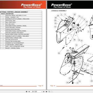 Powerboss Sweeper Armadillo 9X 9Xce Parts Catalog Wiring Diagram 4100000 2023 (2)