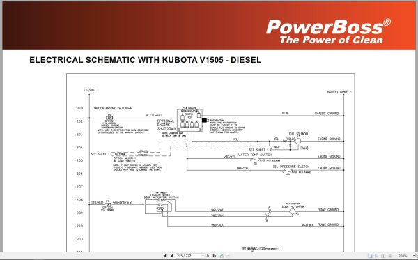 Powerboss Sweeper Armadillo 9X 9Xce Parts Catalog Wiring Diagram 4100000 2023 (4)