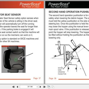 Powerboss Sweeper Armadillo 9X 9Xce User Manual 4100033 2022 (2)