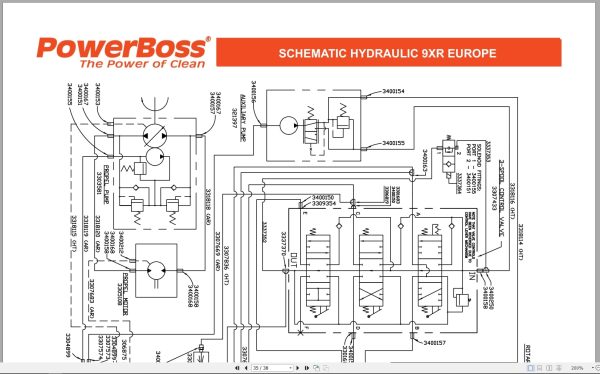 Powerboss Sweeper Armadillo 9X Series Service Manual Wiring Diagram 4100039 2010 (4)