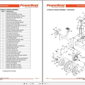 Powerboss Sweeper Armadillo 9Xr 9Xr Europe 9Xv Parts Catalog Wiring Diagram 4100000 2014 (2)