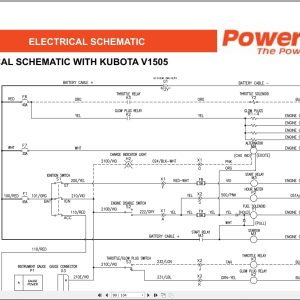 Powerboss Sweeper Armadillo 9Xr 9Xr Europe 9Xv Parts Catalog Wiring Diagram 4100000 2014 (3)