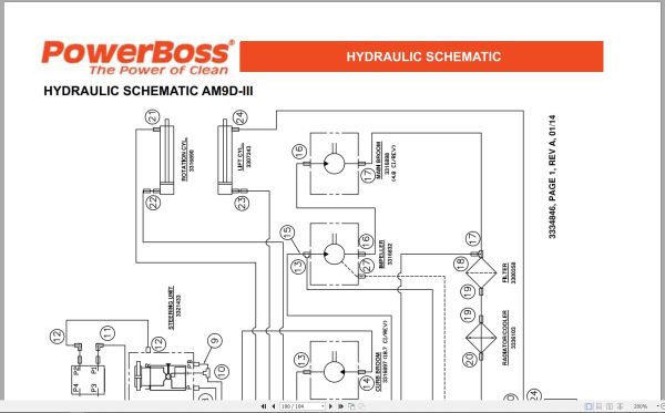 Powerboss Sweeper Armadillo 9Xr 9Xr Europe 9Xv Parts Catalog Wiring Diagram 4100000 2014 (4)
