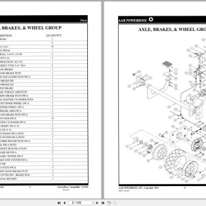 PowerBoss Sweeper Armadillo 9XV Deluxe Parts Section 323421 Powerboss Sweeper Armadillo 9Xv Deluxe Parts Section 323421 (2)