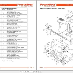 PowerBoss Sweeper Armadillo AM9D-III Parts Catalog Wiring Diagram 988750ZH 2016 Powerboss Sweeper Armadillo Am9D Iii Parts Catalog Wiring Diagram 988750Zh 2016 (2)