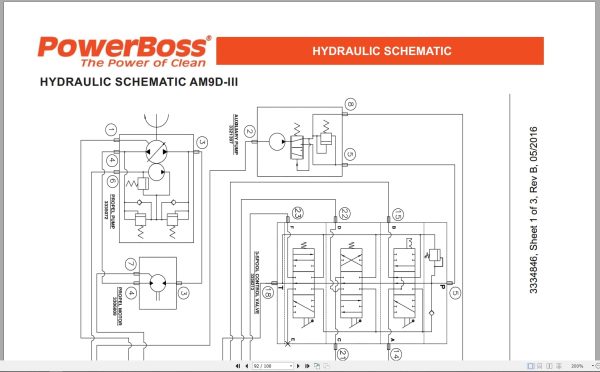 PowerBoss Sweeper Armadillo AM9D-III Parts Catalog Wiring Diagram 988750ZH 2016 Powerboss Sweeper Armadillo Am9D Iii Parts Catalog Wiring Diagram 988750Zh 2016 (3)