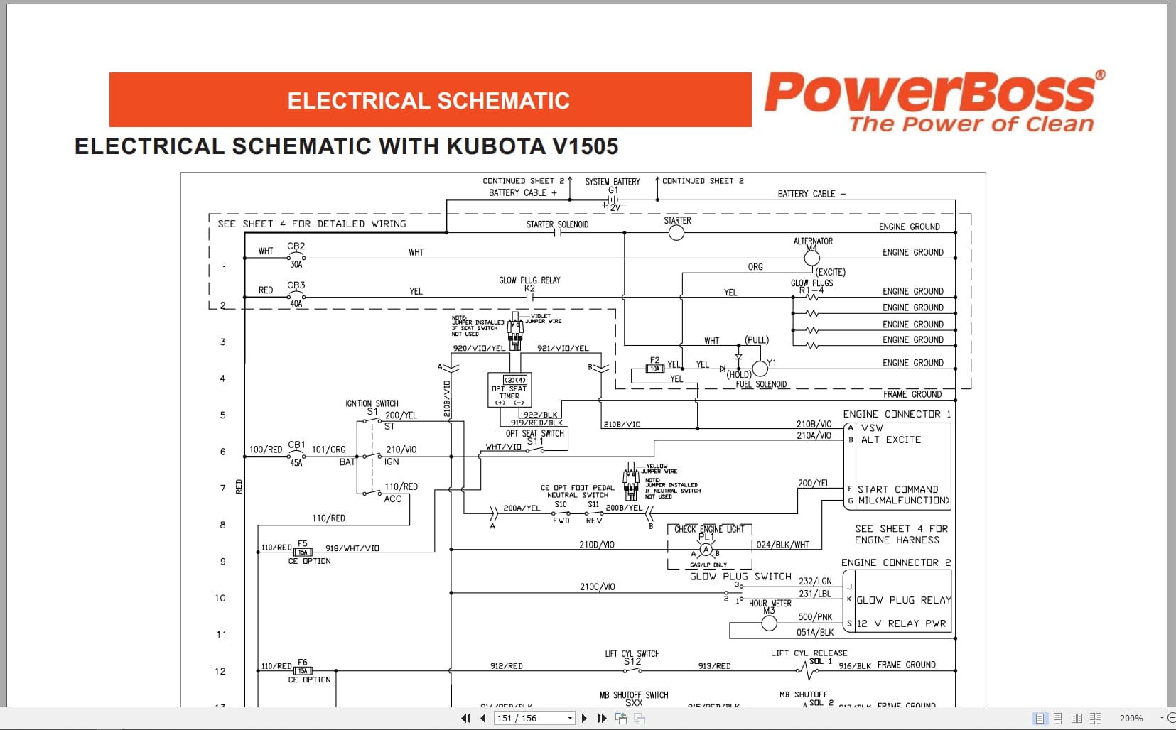 PowerBoss Sweeper Armadillo AM9D III Parts Catalog Wiring Diagram 988750ZH 2017 (4)