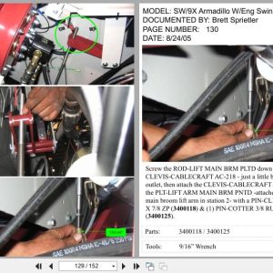Powerboss Sweeper Armadillo Sw 9X Assembly Instructions 2005 (2)