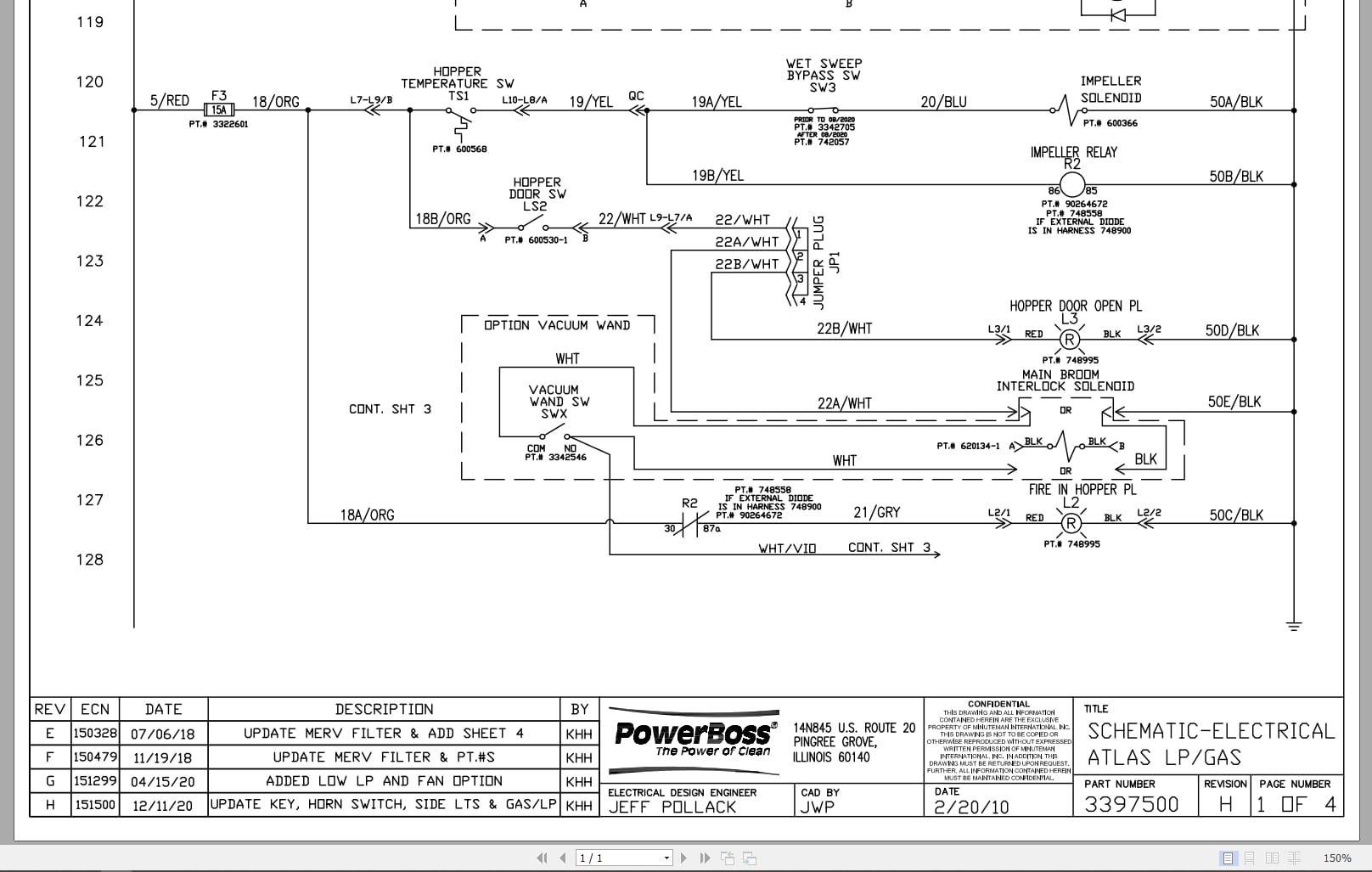 PowerBoss Sweeper Atlas LPG Gas Electrical Schematic 3397500 2020 (1)