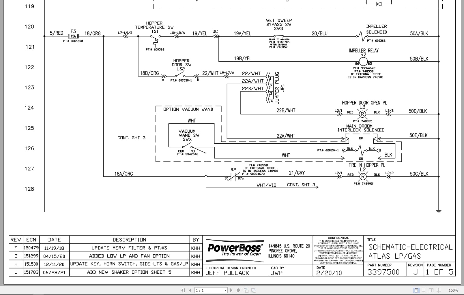 PowerBoss Sweeper Atlas LPG Gas Electrical Schematic 3397500 2021 (1)