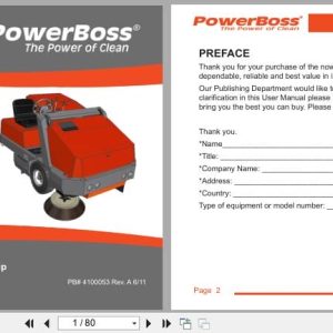 PowerBoss Sweeper Atlas PB620DSL PB620LP PB620GAS User Manual 4100053UM 2011 (1)