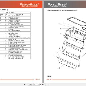 Powerboss Sweeper Atlas Pb620Dsl To Pb620Lp Dsb Parts Catalog Wiring Diagram 4100053 2020 (2)