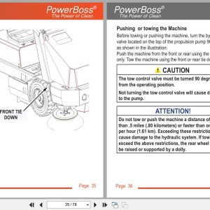 Powerboss Sweeper Atlas Pb620Dsl To Pb620Lp Dsb User Manual 4100053 2020 (2)