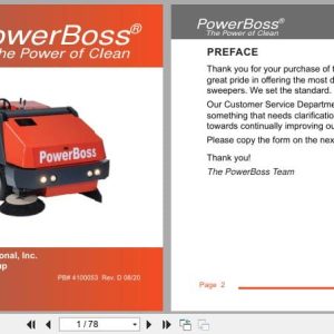 PowerBoss Sweeper Atlas PB620DSL To PB620LP DSB User Manual 4100053UM 2020 (1)
