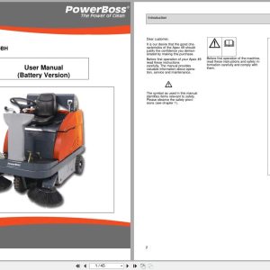 PowerBoss Sweeper Battery Version Apex 49 PB40BL PB40BH User Manual (1)
