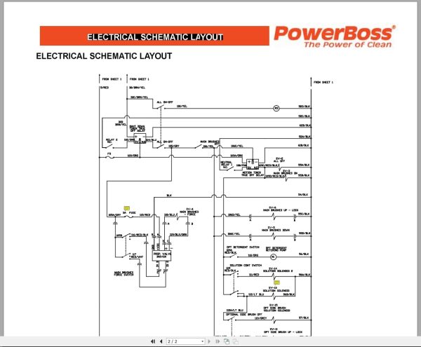Powerboss Sweeper Nautilus Electrical Schematic 988749 2014 (2)
