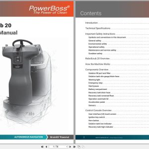 PowerBoss Sweeper RoboScrub 20 Operation Manual 988767UMPB 2021 (1)