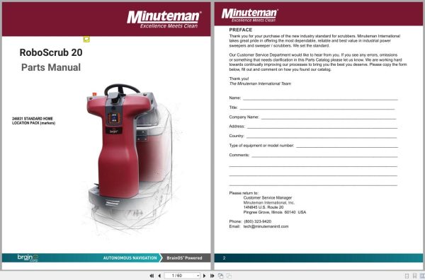 PowerBoss Sweeper RoboScrub 20 Parts Manual Wiring Diagram 988767 2020 (1) Powerboss Sweeper Roboscrub 20 Parts Manual Wiring Diagram 988767 2020 (1)