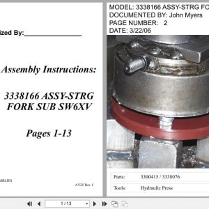 PowerBoss Sweeper SW 6X Service Operation Parts Manual (1)