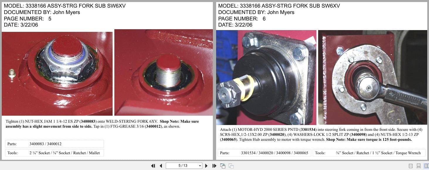 PowerBoss Sweeper SW 6X Service Operation Parts Manual (2)