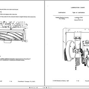 PowerBoss Sweeper SW 70 Parts Manual Assembly Instructions (1)