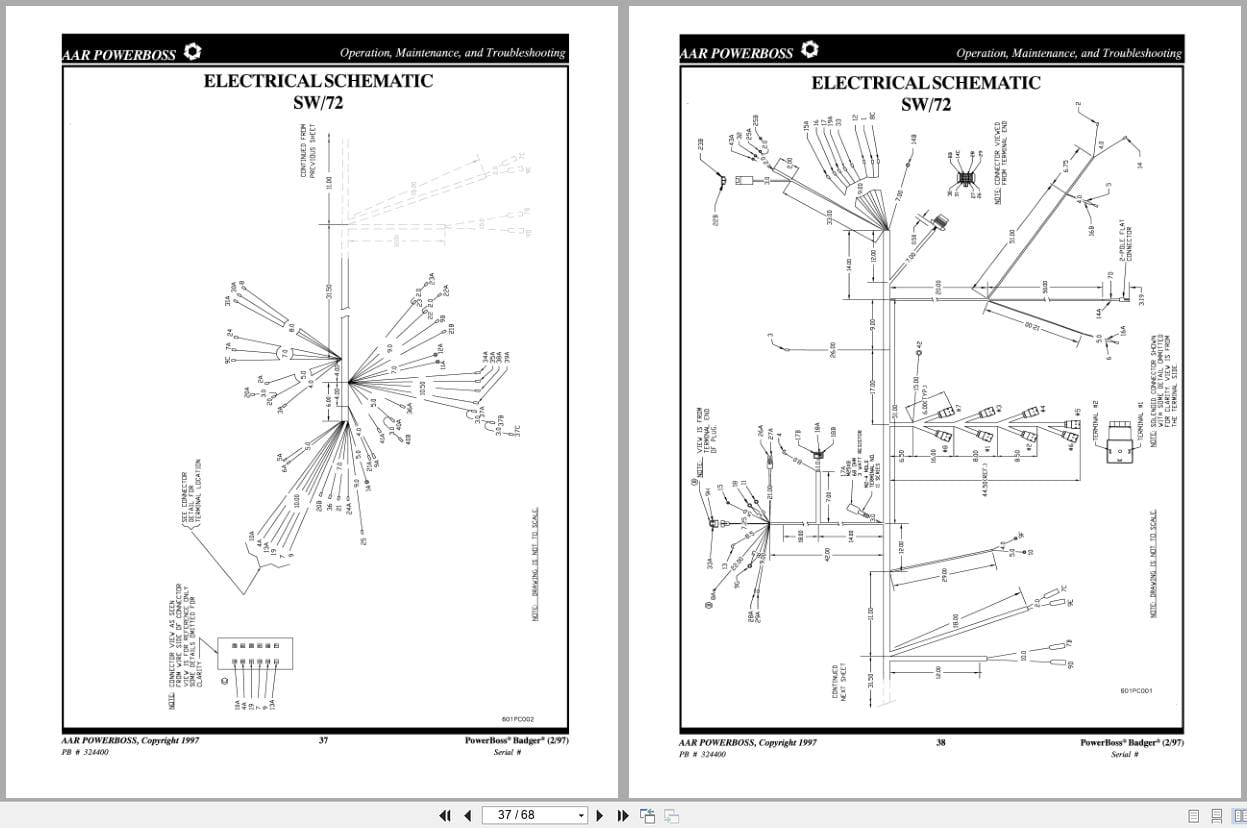 PowerBoss Sweeper SW 72 Operation Maintenance Troubleshooting 324400 (2)