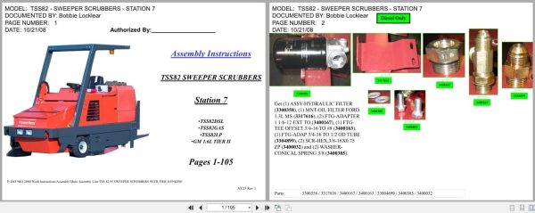 PowerBoss Sweeper Scrubbers TSS82DSL TSS82GAS TSS82LP Assembly Instructions (1) Powerboss Sweeper Scrubbers Tss82Dsl Tss82Gas Tss82Lp Assembly Instructions (1)