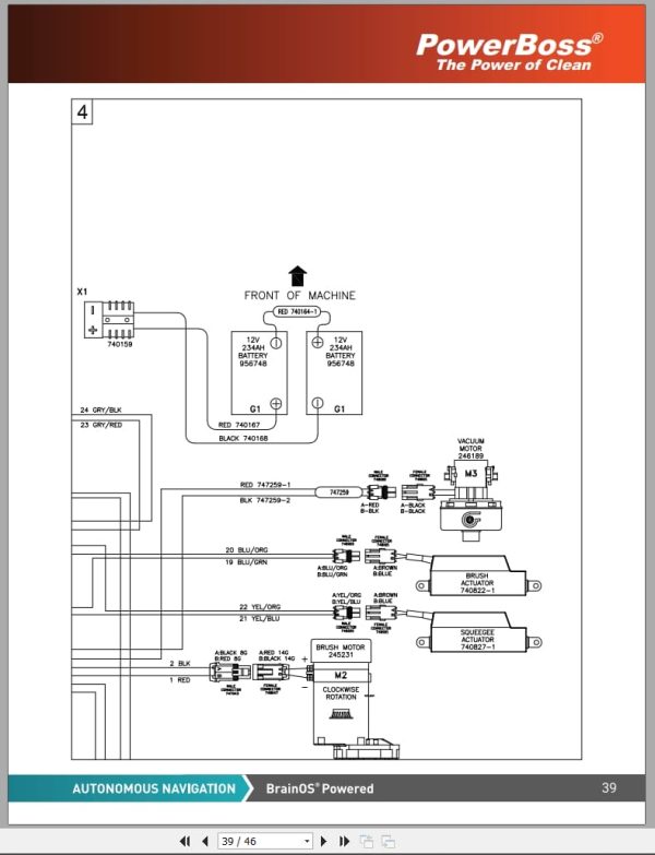 PowerBoss Sweeper Scrubmaster AMR Parts Manual Wiring Diagram 988767PB 2022 (1) Powerboss Sweeper Scrubmaster Amr Parts Manual Wiring Diagram 988767Pb 2022 (1)