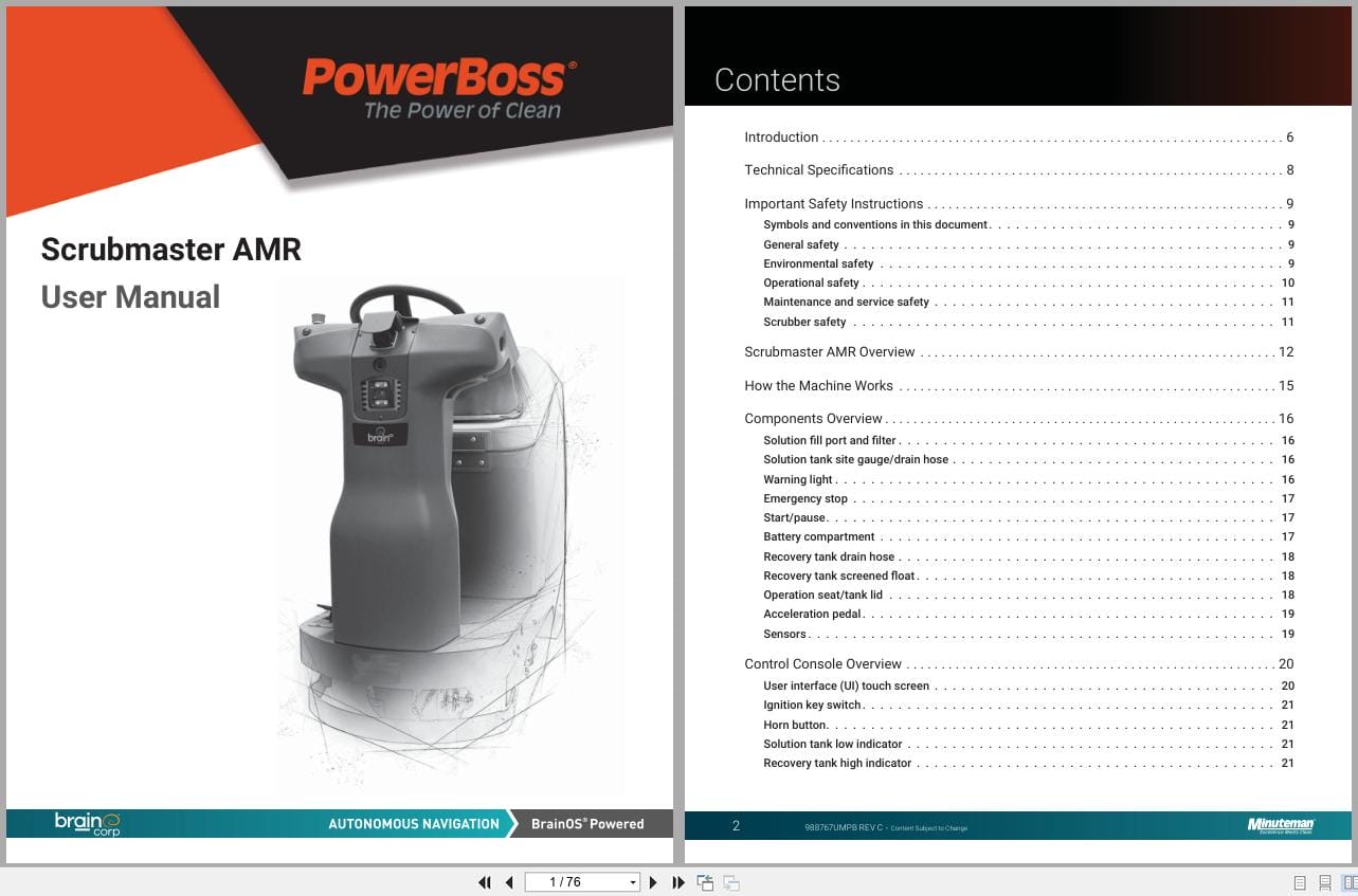 PowerBoss Sweeper Scrubmaster AMR User Manual 988767UMPB 2022 (1)