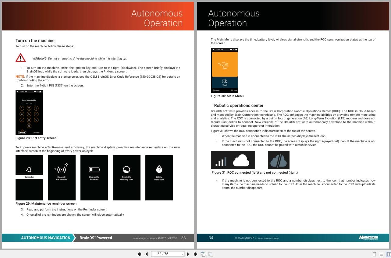 PowerBoss Sweeper Scrubmaster AMR User Manual 988767UMPB 2022 (2)
