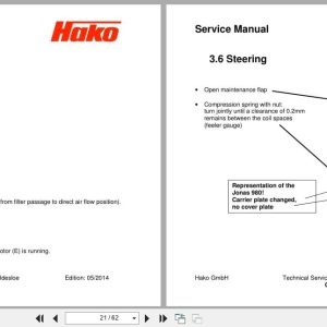 Powerboss Sweeper Sweepmaster P1200Rh D1200Rh B1200Rh Service Manual 2014 (2)